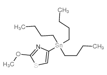 2-Methoxy-4-(tri-n-butylstannyl)thiazole结构式