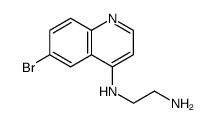 1,2-Ethanediamine, N1-(6-bromo-4-quinolinyl)结构式