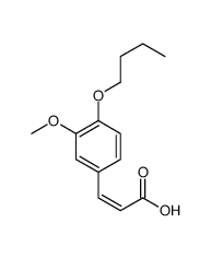 (E)-3-(4-Butoxy-3-methoxyphenyl)acrylic acid picture