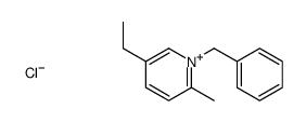 1-benzyl-5-ethyl-2-methylpyridin-1-ium,chloride Structure