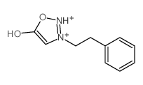3-phenethyl-1-oxa-2-aza-3-azoniacyclopent-3-en-5-one结构式