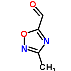 3-甲基-1,2,4-恶二唑-5-甲醛结构式