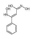 N-hydroxy-3-(hydroxyamino)-3-phenylprop-2-enamide Structure