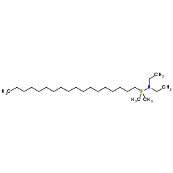 N,N-Diethyl-1,1-dimethyl-1-octadecylsilanamine Structure
