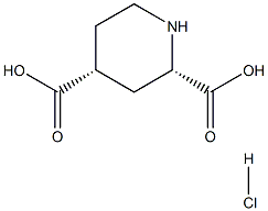 cis-piperidine-2,4-dicarboxylic acid hydrochloride结构式