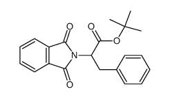Phthalyl-DL-Phe-OBut Structure