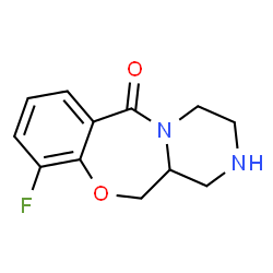 6H-Pyrazino[2,1-c][1,4]benzoxazepin-6-one, 10-fluoro-1,2,3,4,12,12a-hexahydro-图片