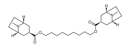 1,9-nonanediol bis(tropane-3β-carboxylate) Structure