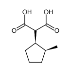 (+-)-(cis()-2-methyl-cyclopentyl)-malonic acid Structure
