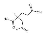 2-acetonyl-2-methyl-glutaric acid Structure