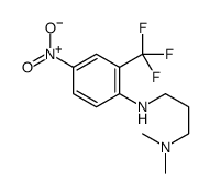 Benzenamine, N-(3-(dimethylamino)propyl)-4-nitro-2-(trifluoromethyl)- Structure