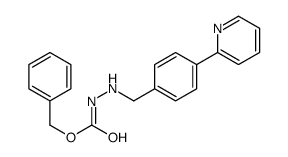 Benzyl2-(4-(pyridin-2-yl)benzyl)hydrazinecarboxylate structure