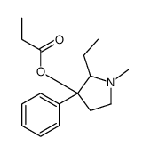 2-ethyl-1-methyl-3-phenyl-pyrrolidin-3-ol, propanoate picture