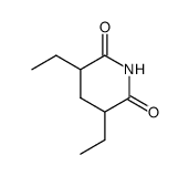 3,5-diethyl-piperidine-2,6-dione Structure