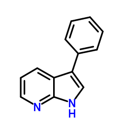 3-Phenyl-1H-pyrrolo[2,3-b]pyridine structure