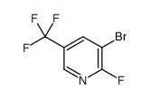 3-Bromo-2-fluoro-5-(trifluoromethyl)pyridine Structure
