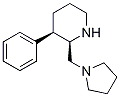 (2R,3R)-3-phenyl-2-(pyrrolidin-1-ylmethyl)piperidine Structure