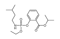 propan-2-yl 2-[ethoxy-(3-methylbutylamino)phosphoryl]oxybenzoate结构式