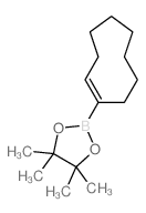 2-(1-CYCLONONEN-1-YL)-4,4,5,5-TETRAMETHYL-1,3,2-DIOXABOROLANE structure