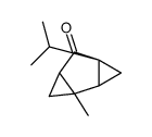 Tricyclo[4.1.0.02,4]heptan-5-one, 4-isopropyl-1-methyl- (6CI) Structure