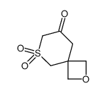 2-Oxa-6-thiaspiro[3.5]nonan-8-one 6,6-dioxide结构式
