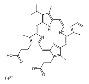 2-vinyl-4-isopropyldeuteroheme structure