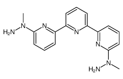 1-[6-[6-[6-[amino(methyl)amino]pyridin-2-yl]pyridin-2-yl]pyridin-2-yl]-1-methylhydrazine结构式