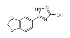 5-(1,3-benzodioxol-5-yl)-1,2-dihydro-1,2,4-triazol-3-one Structure