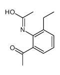 N-(2-acetyl-6-ethylphenyl)acetamide结构式