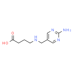 Butanoic acid, 4-[[(2-amino-5-pyrimidinyl)methyl]amino]- (9CI)结构式