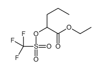 ethyl 2-(trifluoromethylsulfonyloxy)pentanoate结构式