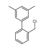 2-(3,5-dimethylphenyl)benzyl chloride Structure
