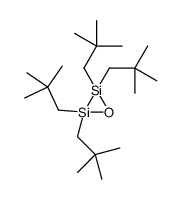 2,2,3,3-tetrakis(2,2-dimethylpropyl)oxadisilirane Structure