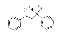 2-phenylethyl-2,2-d2 phenyl sulfoxide Structure