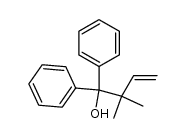 1,1-diphenyl-2,2-dimethyl-3-buten-1-ol结构式