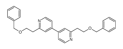 2-(2-phenylmethoxyethyl)-4-[2-(2-phenylmethoxyethyl)pyridin-4-yl]pyridine Structure