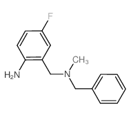 2-{[Benzyl(methyl)amino]methyl}-4-fluoroaniline结构式