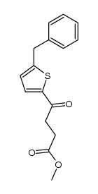 methyl 5-benzyl-γ-oxothiophen-2-butanoate Structure
