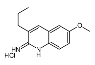 2-Amino-6-methoxy-3-propylquinoline hydrochloride结构式