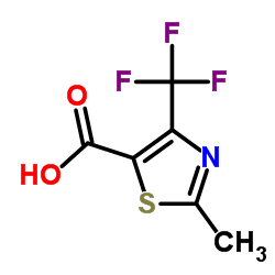 2-Methyl-4-(trifluoromethyl)thiazole-5-carboxylic acid structure