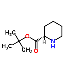 2-Methyl-2-propanyl (2S)-2-piperidinecarboxylate Structure