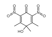 4-hydroxy-3,4,5-trimethyl-2,6-dinitrocyclohexa-2,5-dienone Structure