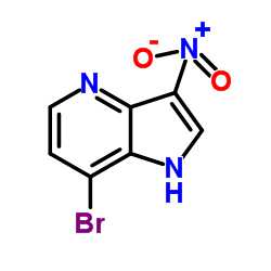 7-Bromo-3-nitro-4-azaindole结构式