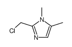 2-(chloromethyl)-1,5-dimethylimidazole Structure