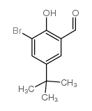 2-HYDROXY-3-BROMO-5-TERT-BUTYL-BENZALDEHYDE Structure