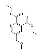 diethyl 5-(methoxymethyl)pyridine-2,3-dicarboxylate结构式