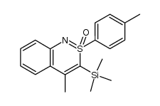 4-methyl-2-(p-tolyl)-3-(trimethylsilyl)benzo[c][1,2]thiazine 2-oxide Structure