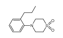 4-(2-propylphenyl)-thiomorpholine 1,1-dioxide结构式