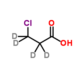 3-Chloro(2H4)propanoic acid Structure