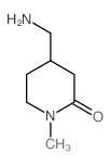 4-(氨基甲基)-1-甲基-哌啶-2-酮结构式